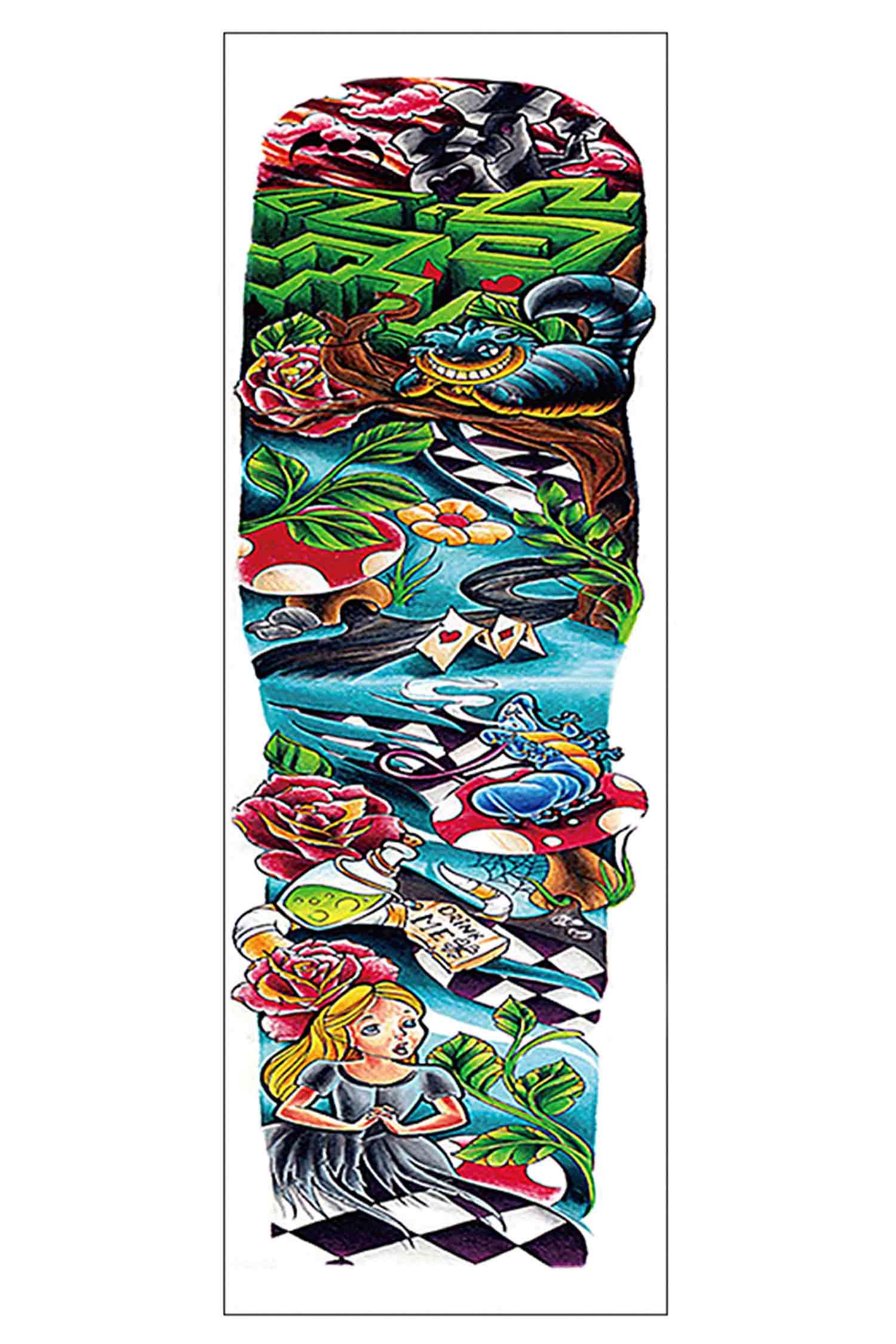 Wonderland Alice Sleeve