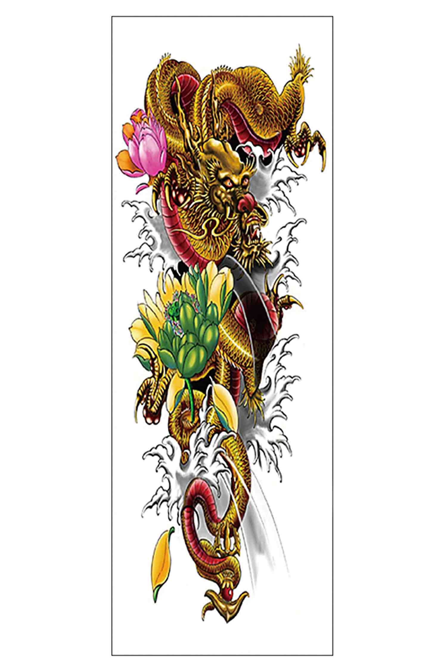 Dragon & Lotus Sleeve