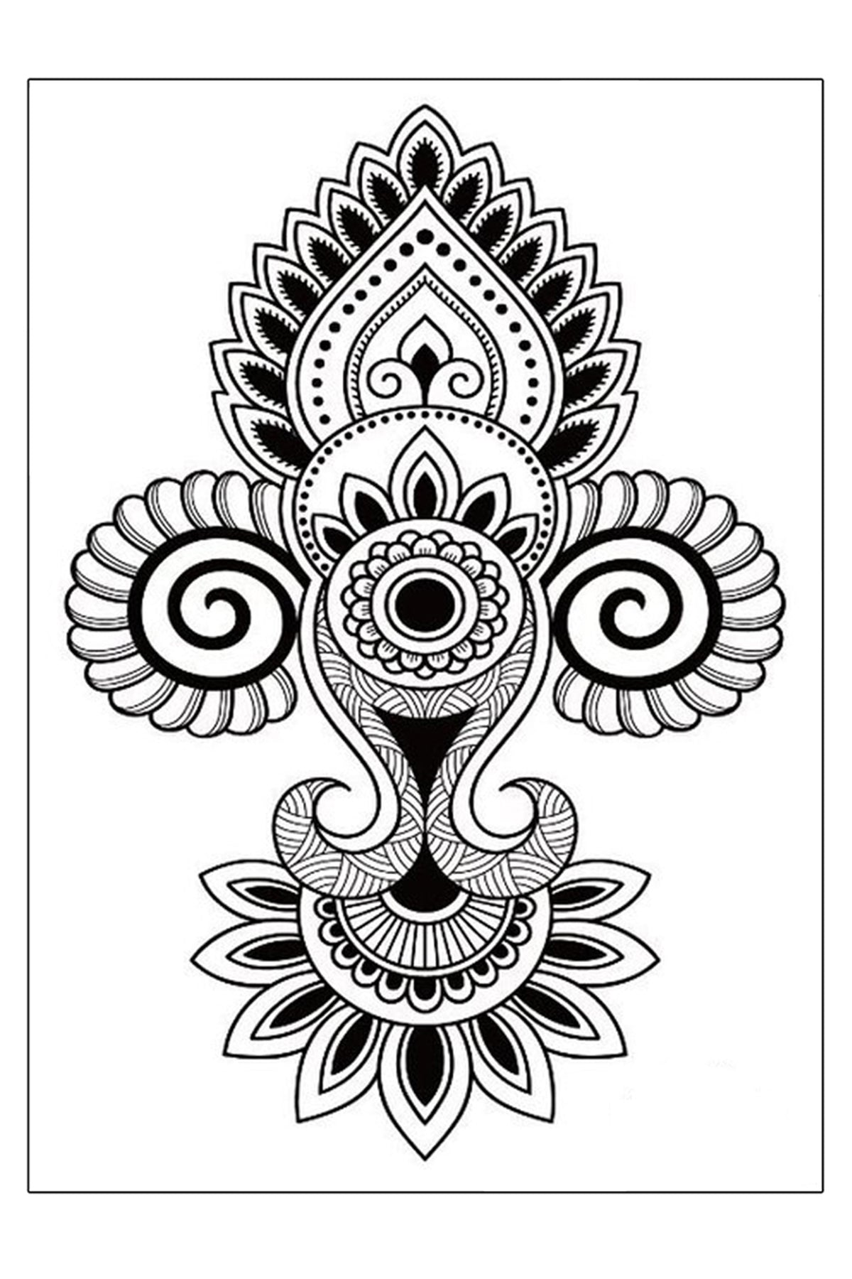 Datura Mandala Henna
