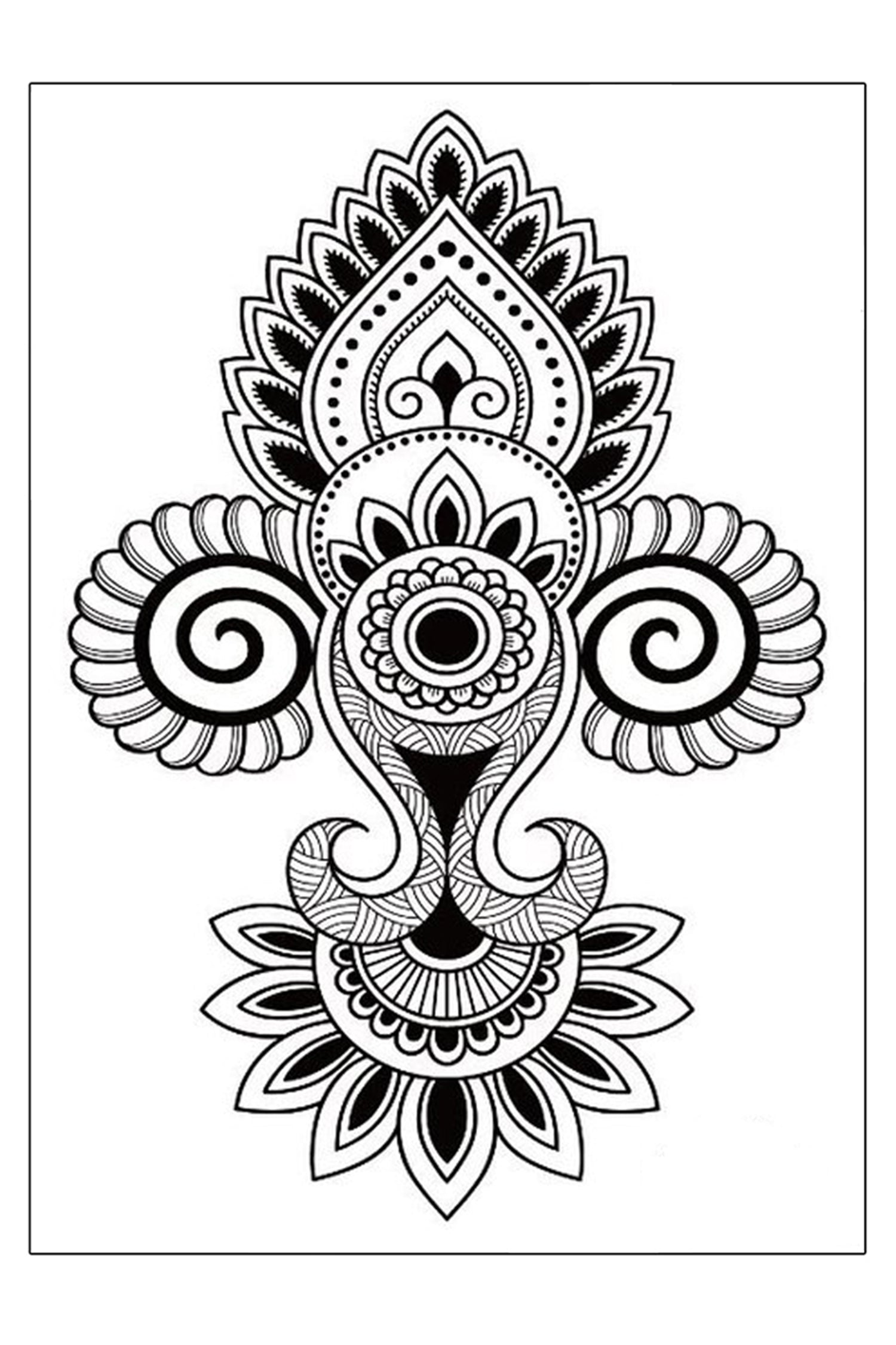 Datura Mandala Henna