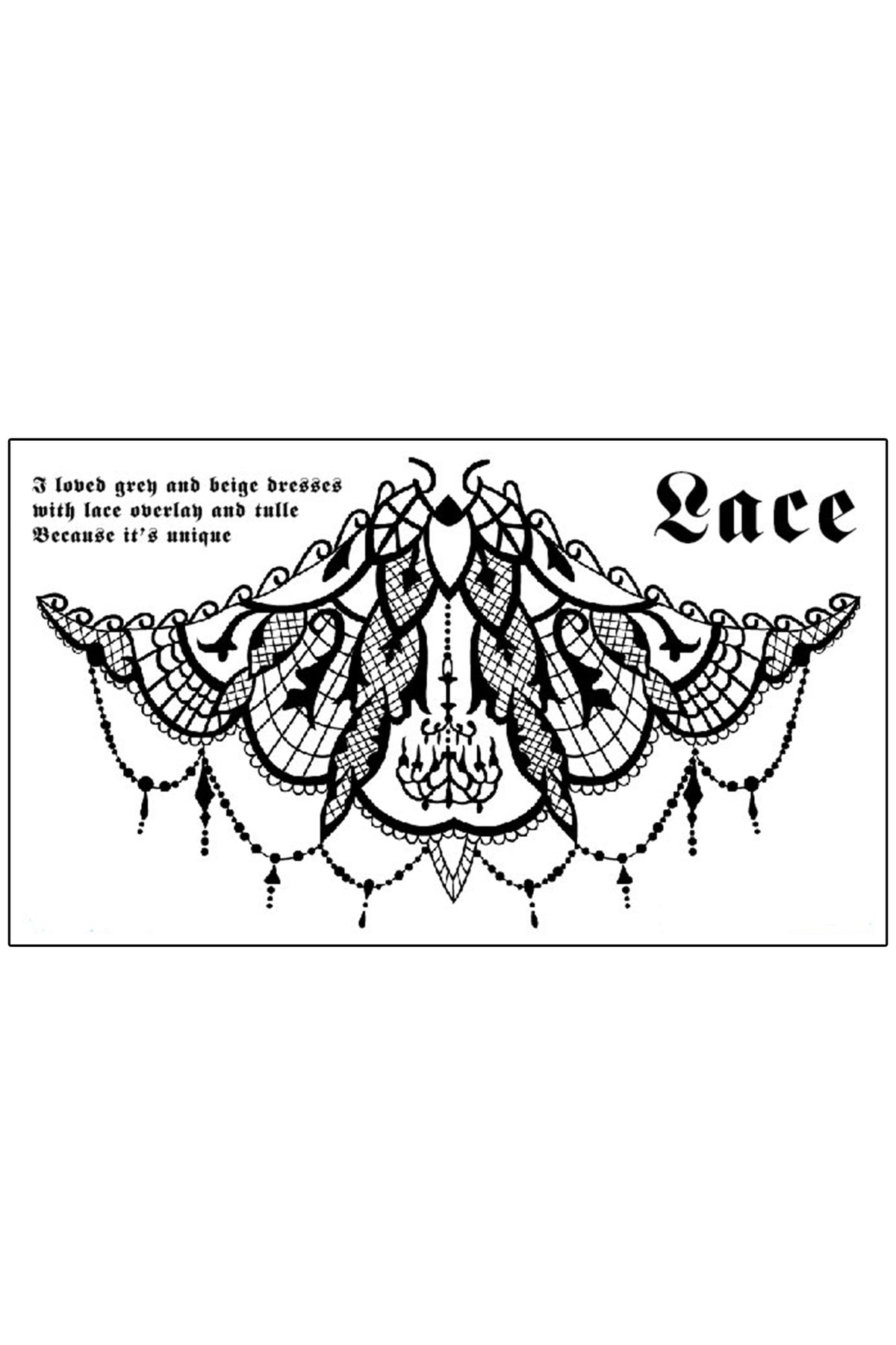 Lace &amp; Tulle Underboob
