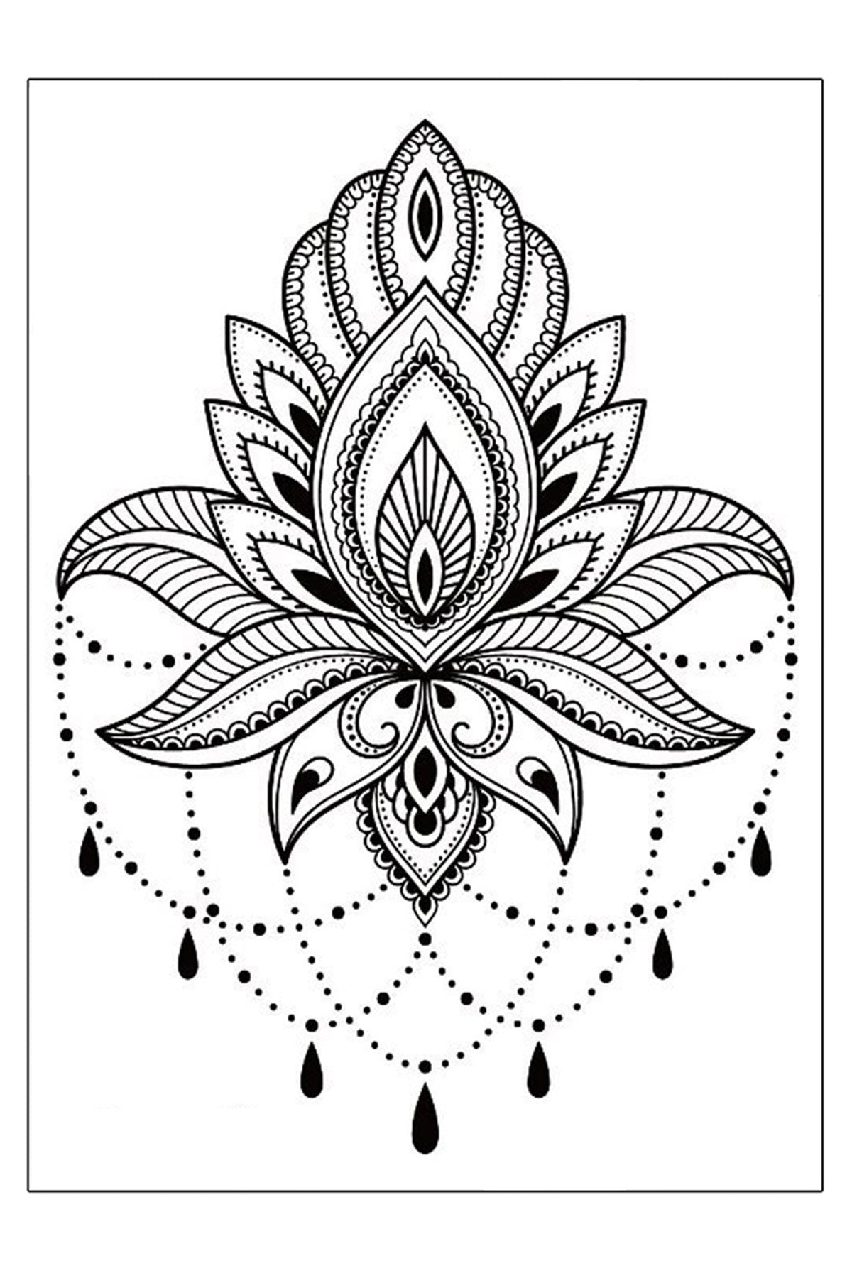 Lotus Mandala Underboob