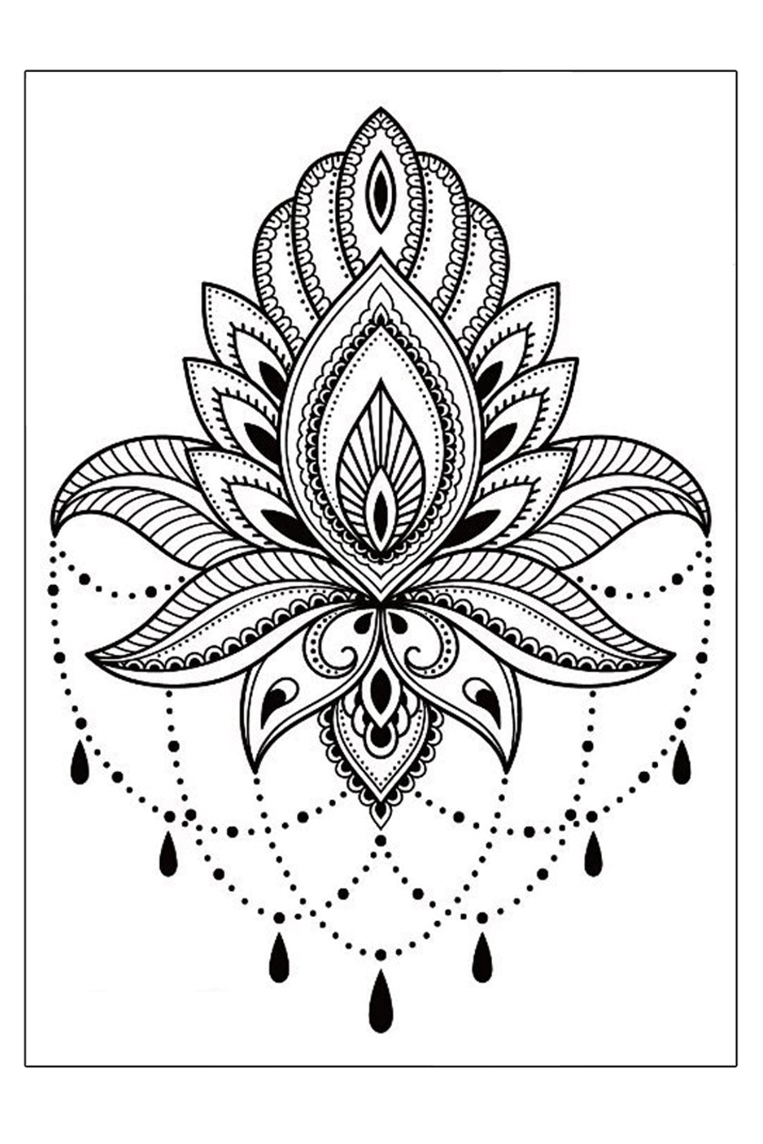 Lotus Mandala Underboob