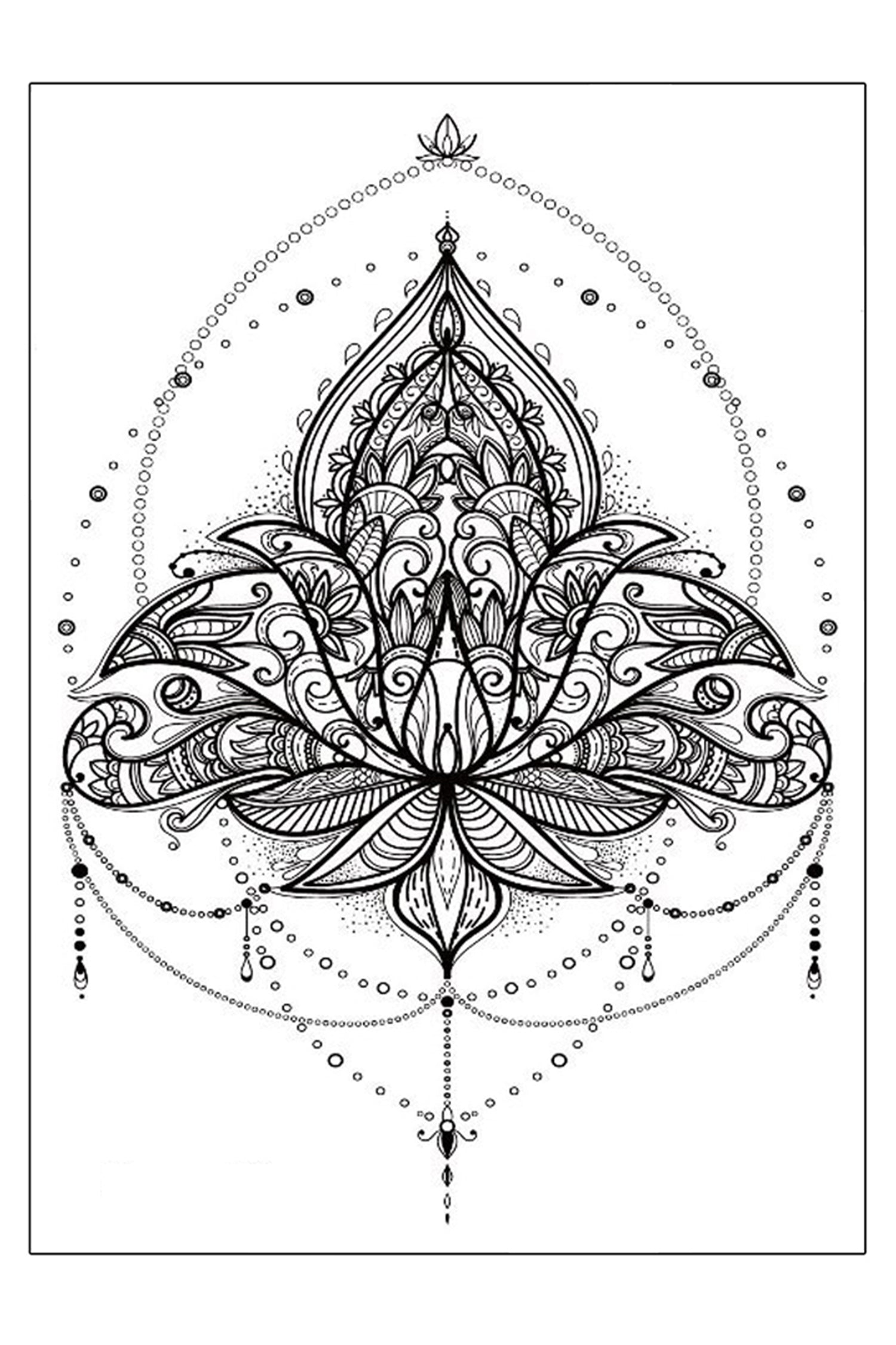 Lotus Mandala Underboob
