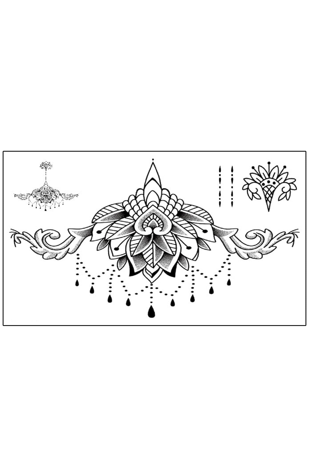 Mandala Arabic Underboob
