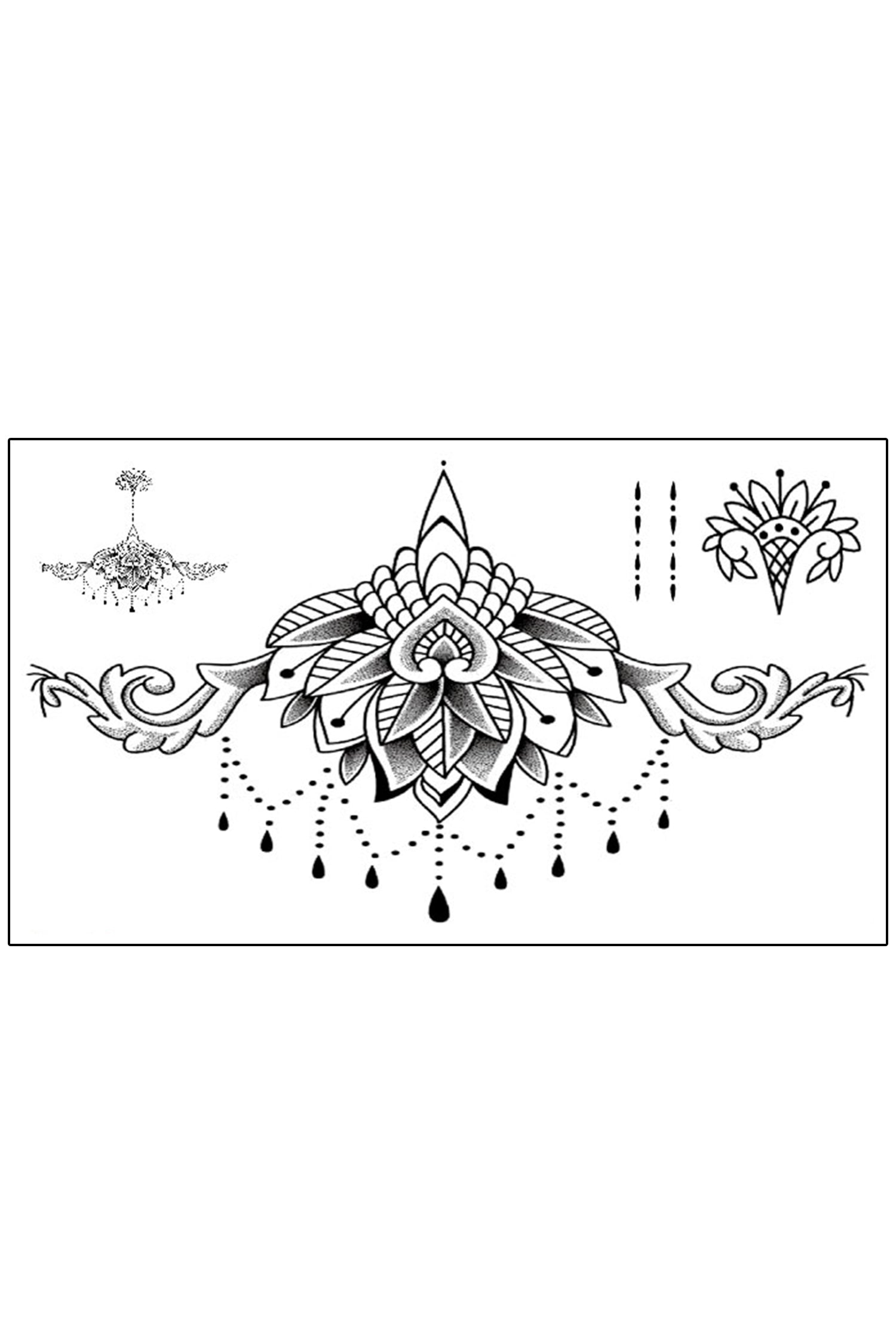 Mandala Arabic Underboob