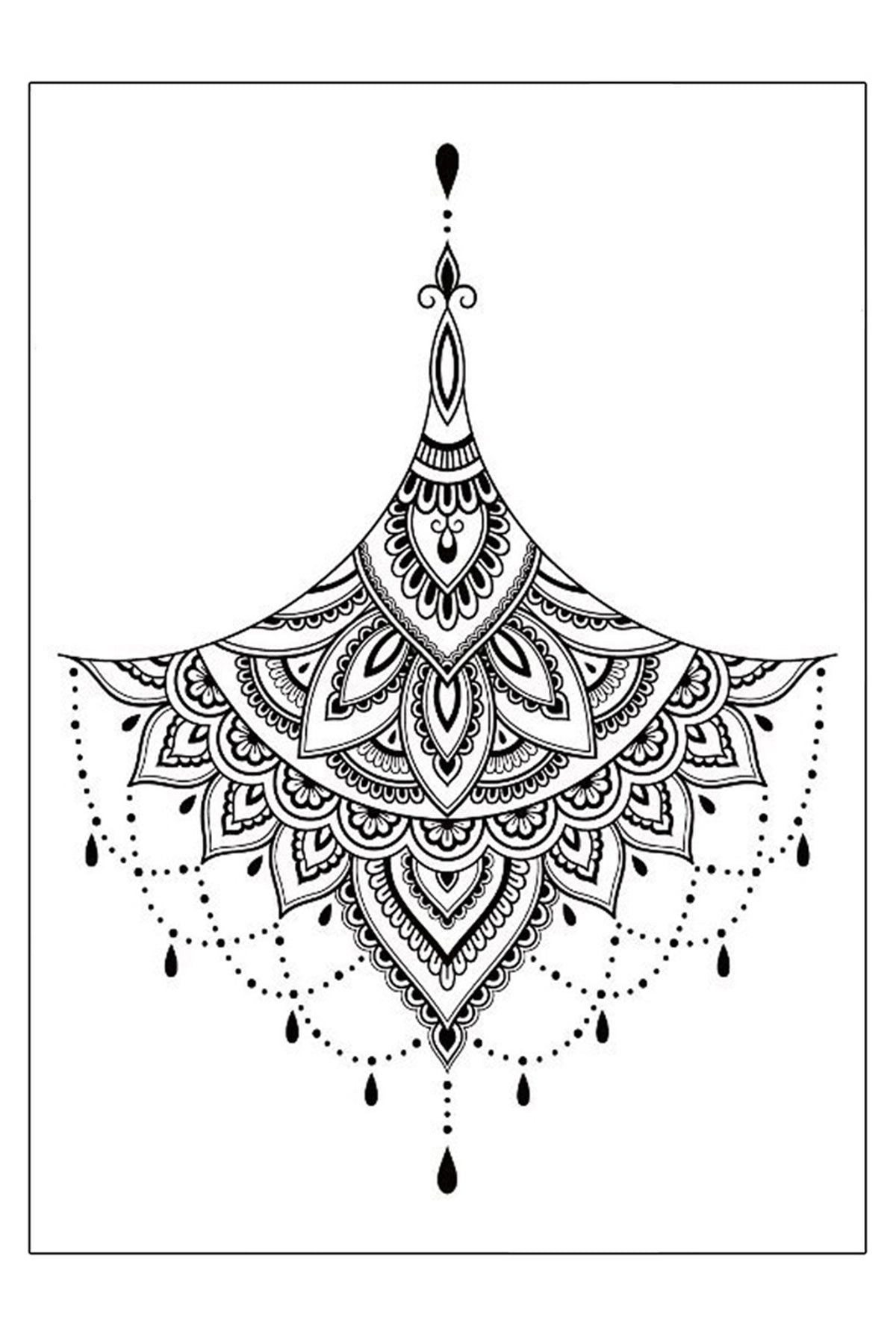 Mandala Chains Underboob