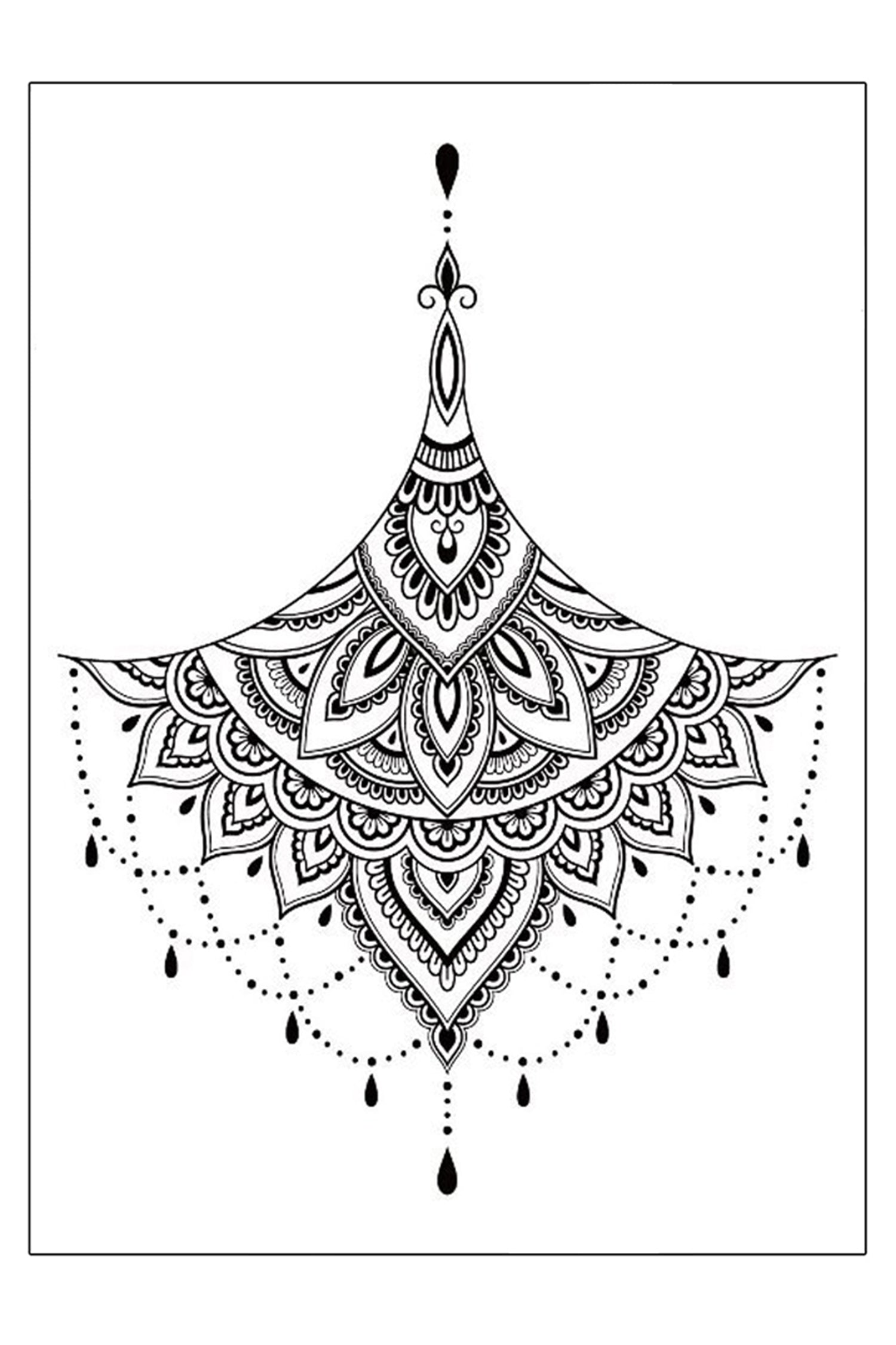 Mandala Chains Underboob