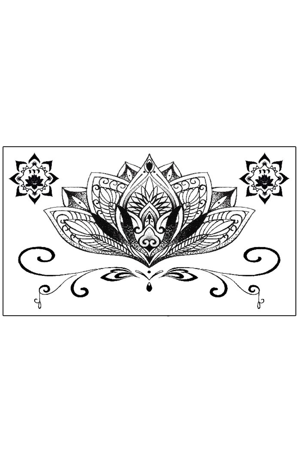 Mandala Lotus Set Underboob