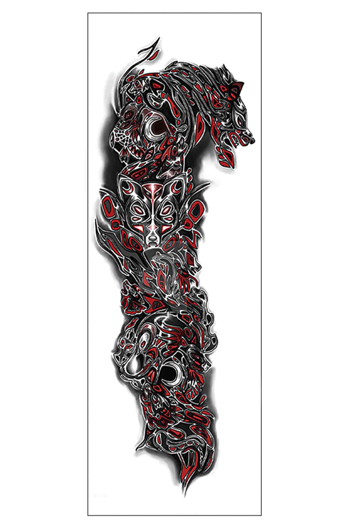 Native Wolf 3D Sleeve