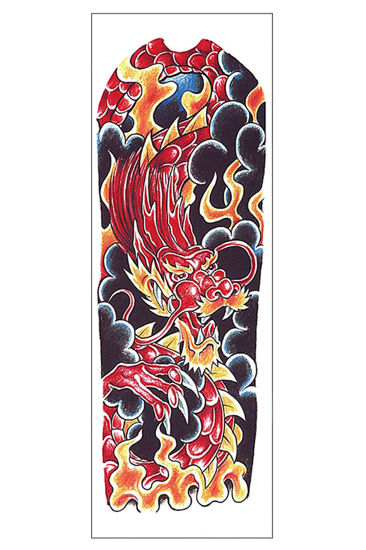 Red Chinese Dragon Sleeve