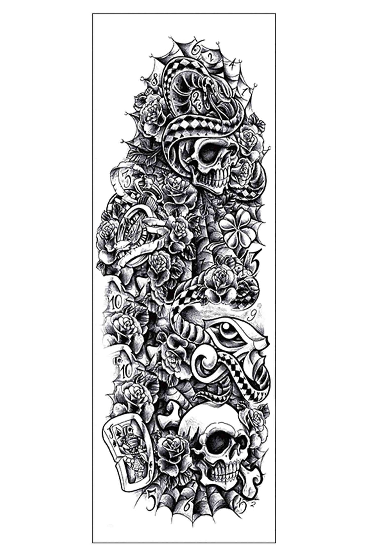Snake &amp; Skulls Sleeve