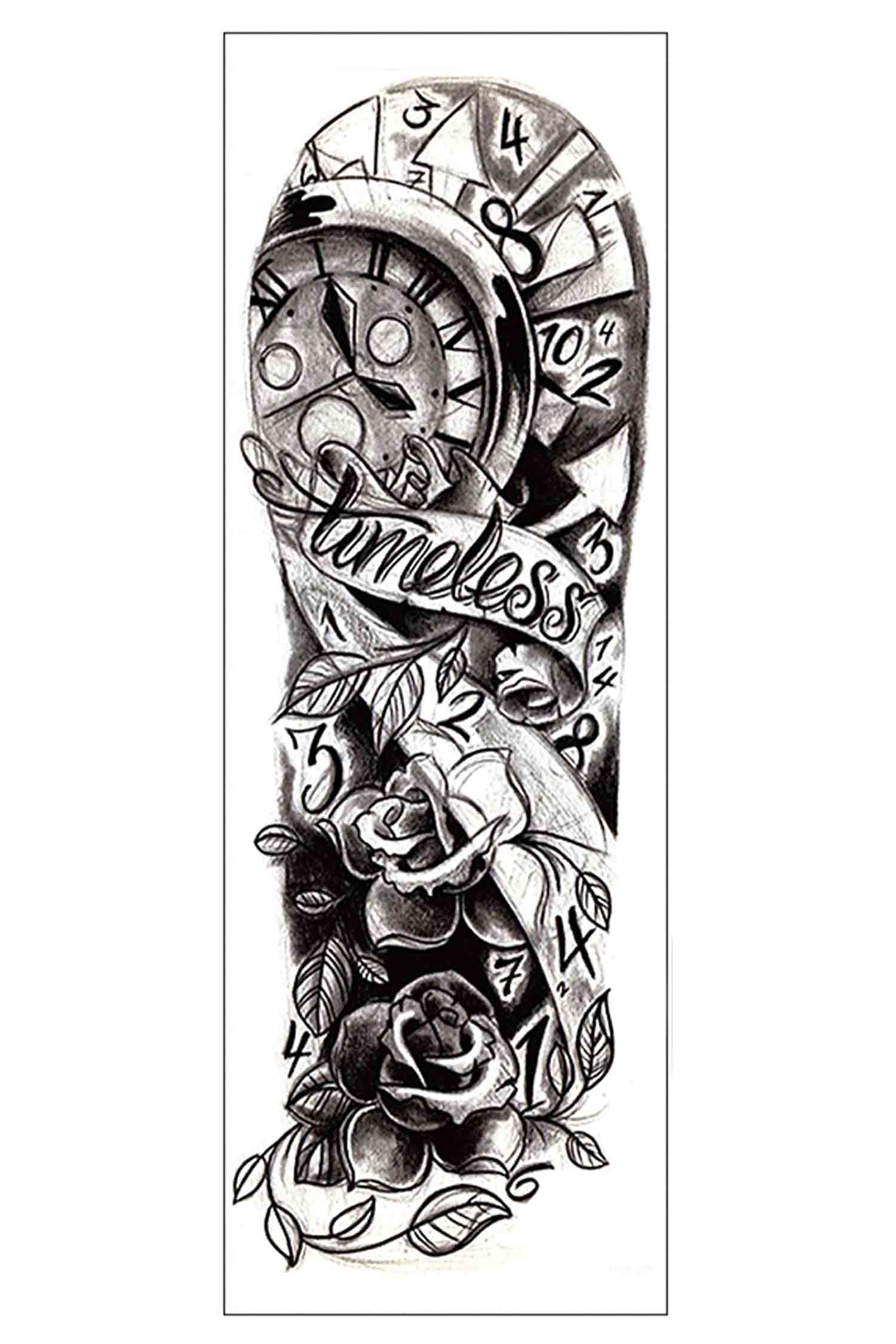 Timeless Rose B&W Sleeve