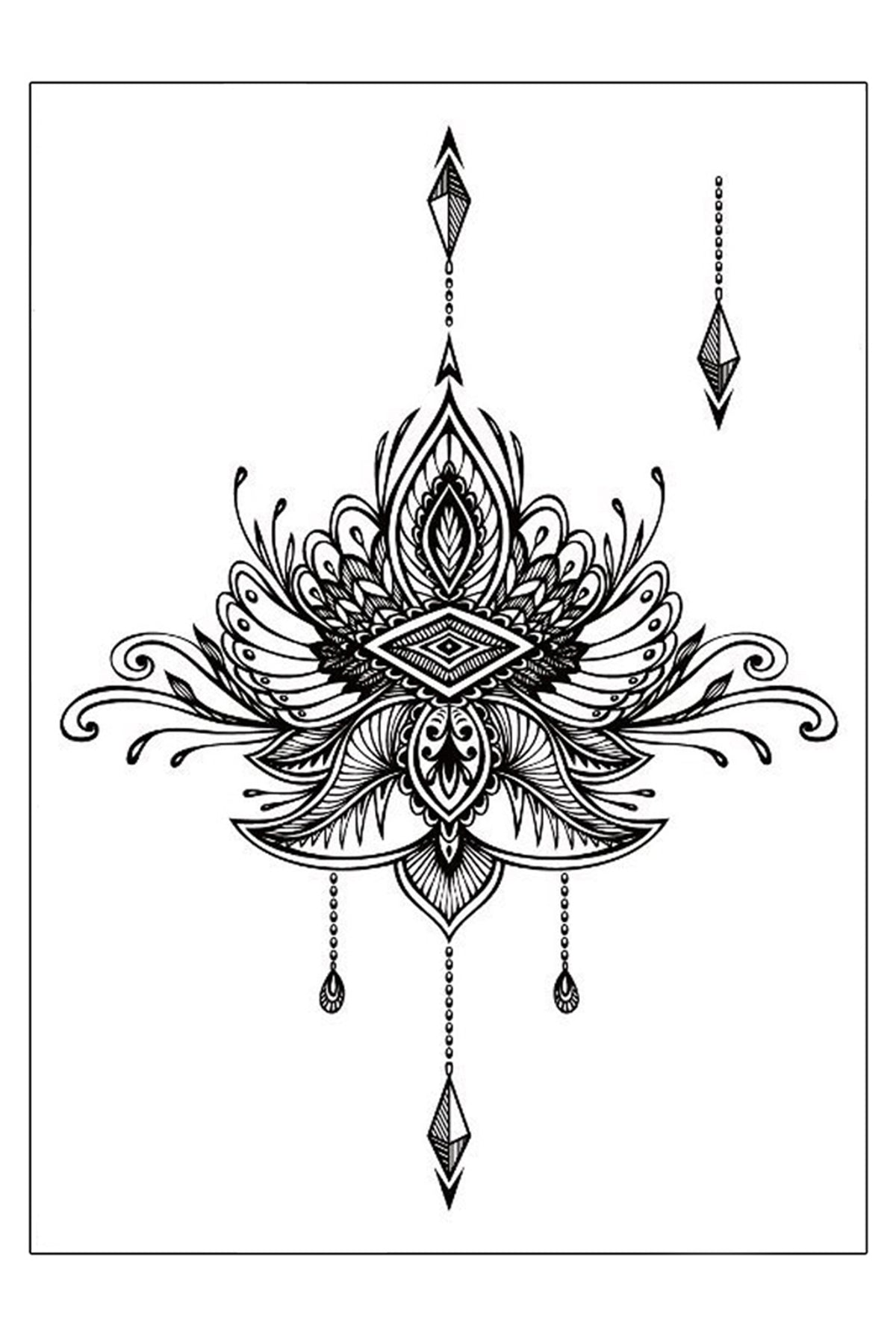 Lotus Mandala Underboob