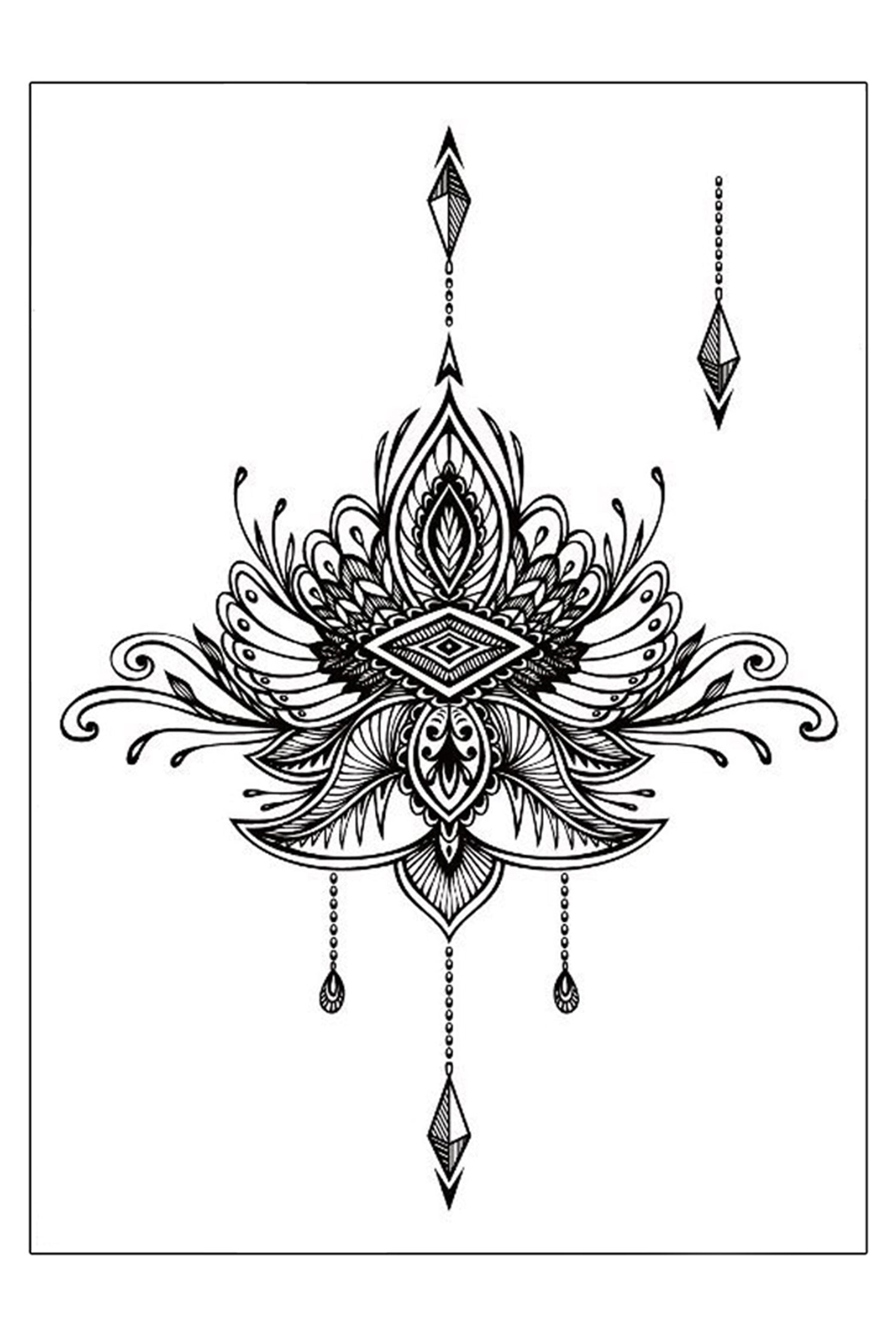 Lotus Mandala Underboob