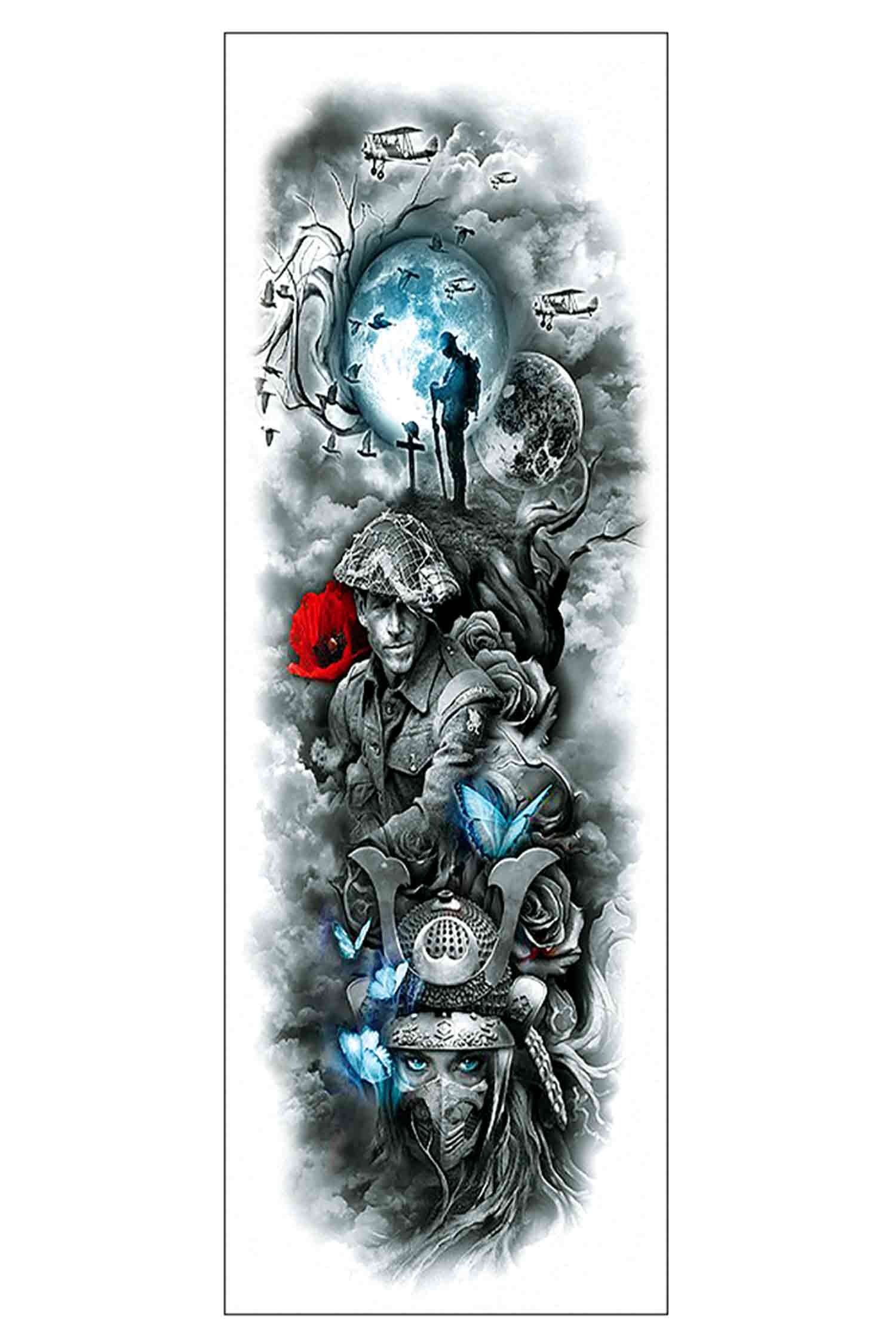 War & Peace Soldier Sleeve