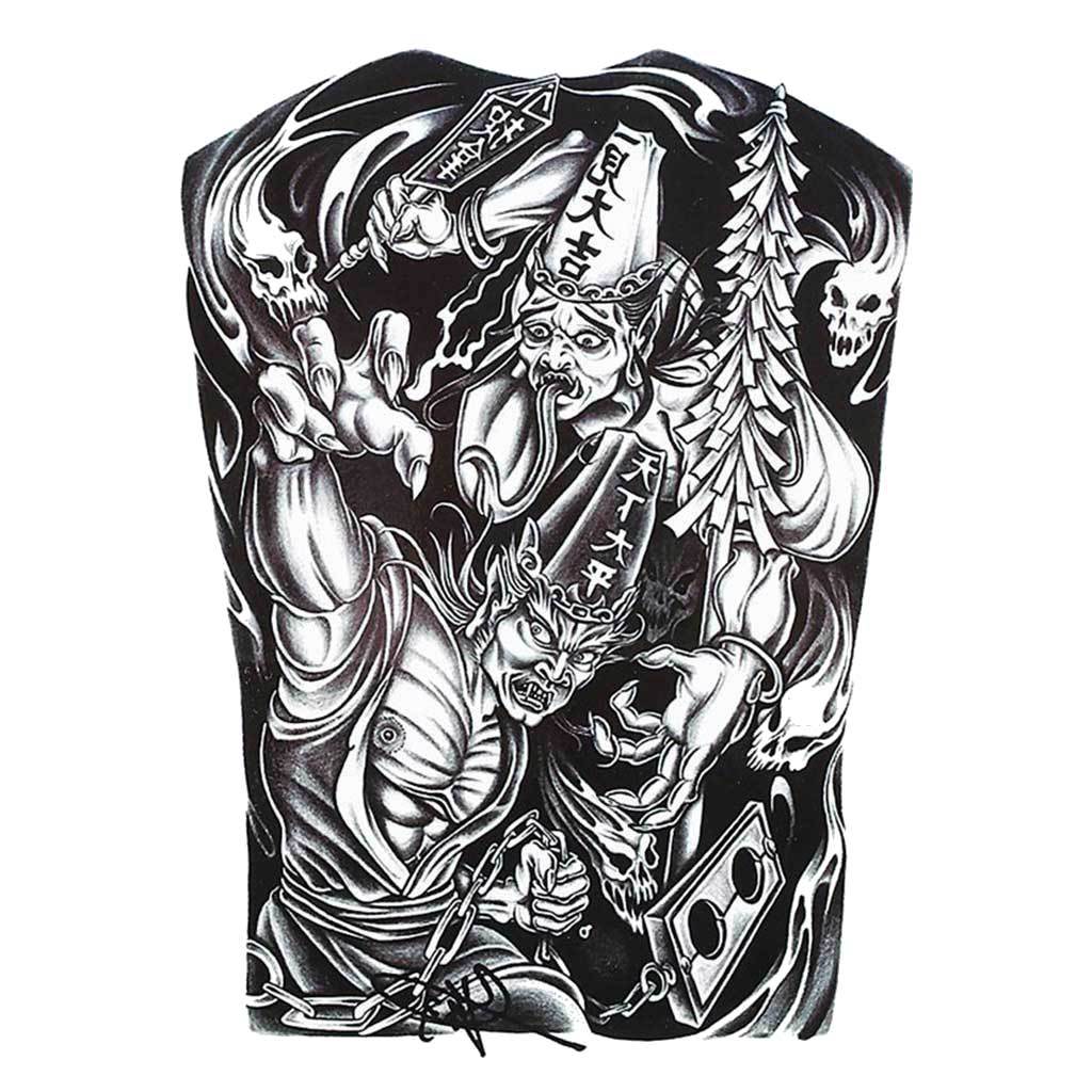 Chinese Grim Reapers Temporary Tattoo