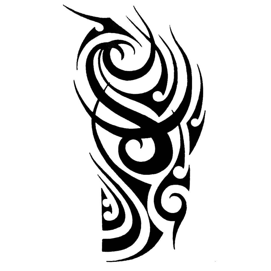Tribal Arm Temporary Tattoo