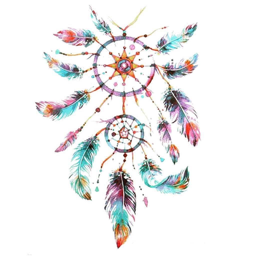 Dreamcatcher Watercolour Temporary Tattoo