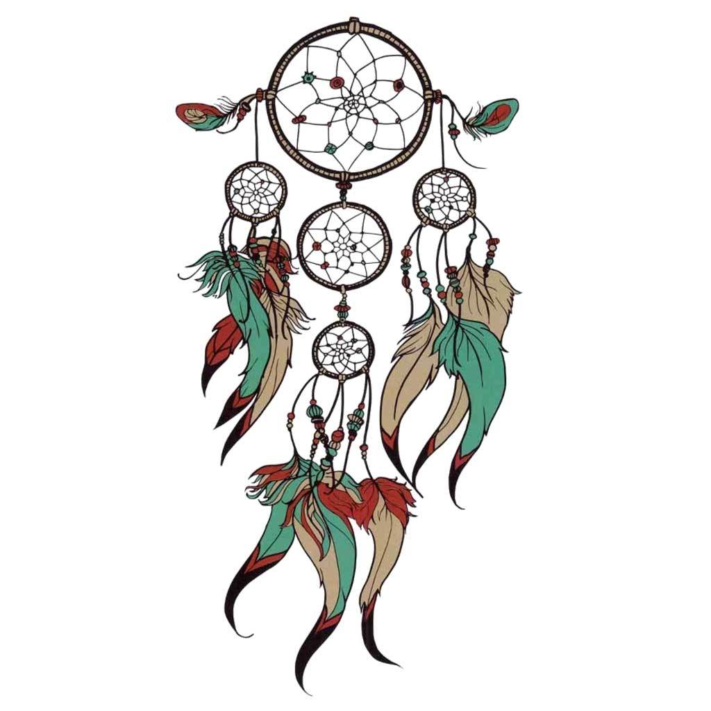 Native American dreamcatcher Temporary Tattoo