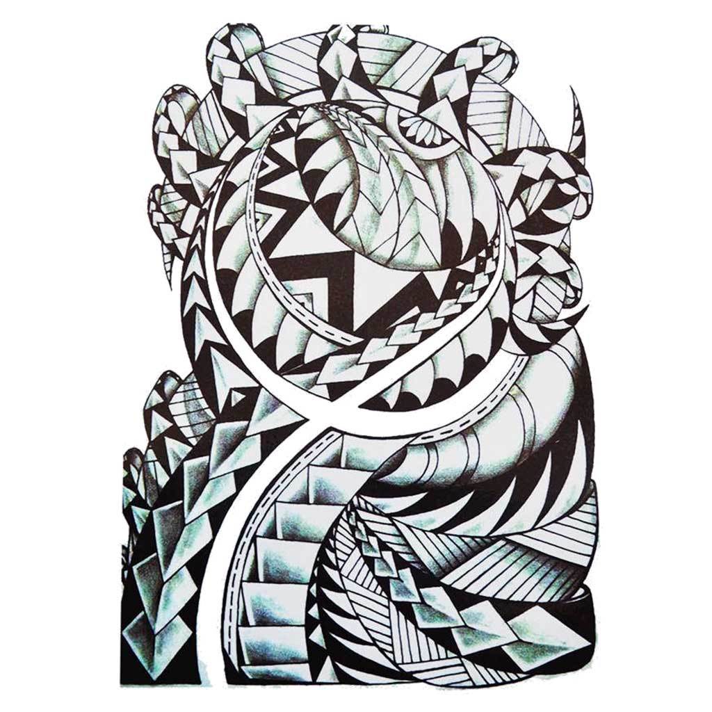 Maori Snakes Temporary Tattoo