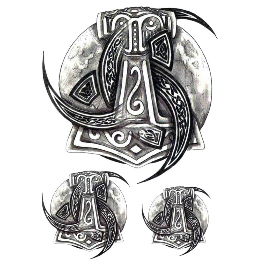 God of Thunder Temporary Tattoo