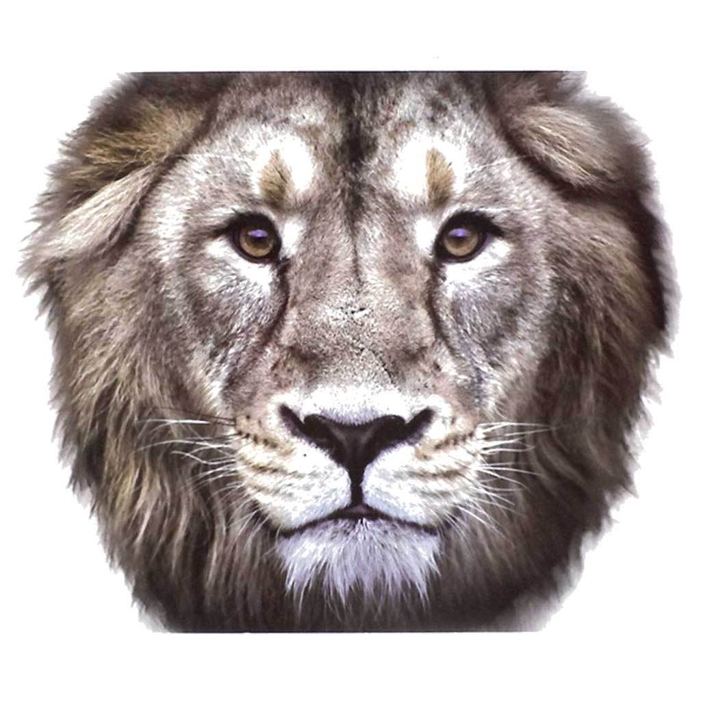 Lion Stare 3D Temporary Tattoo
