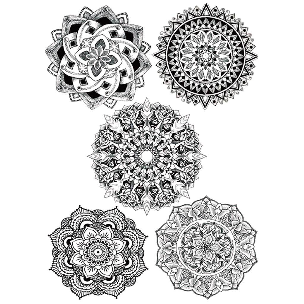 Mandalas Set Temporary Tattoos