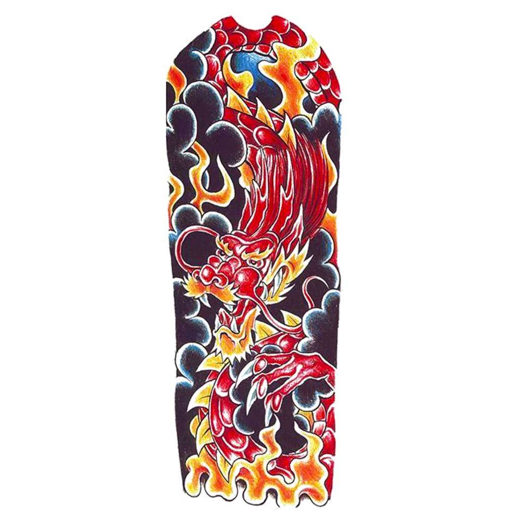 Red Chinese Dragon Sleeve