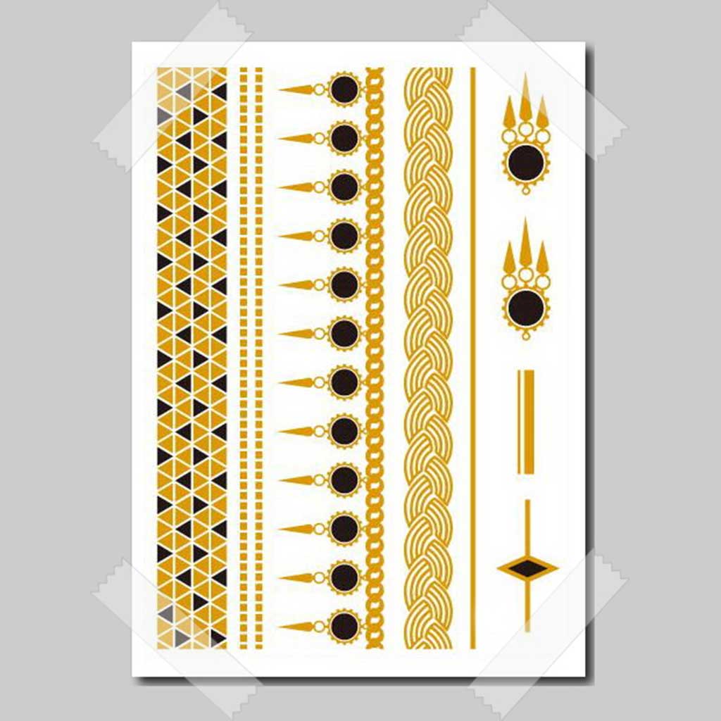 Gold/Black Bands